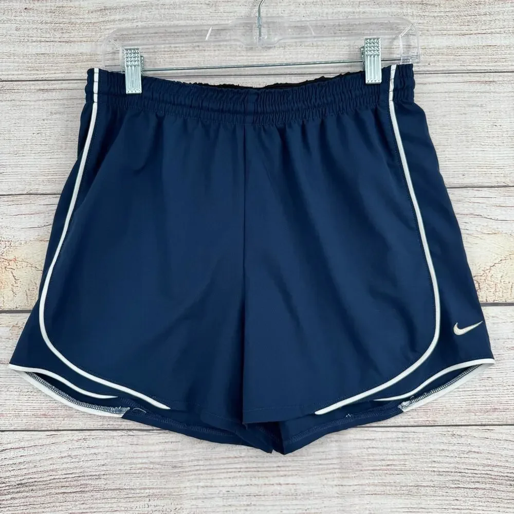 Nike Team FIT‎ DRY Running Shorts Small Lined Drawstring Womens Athletic Gym